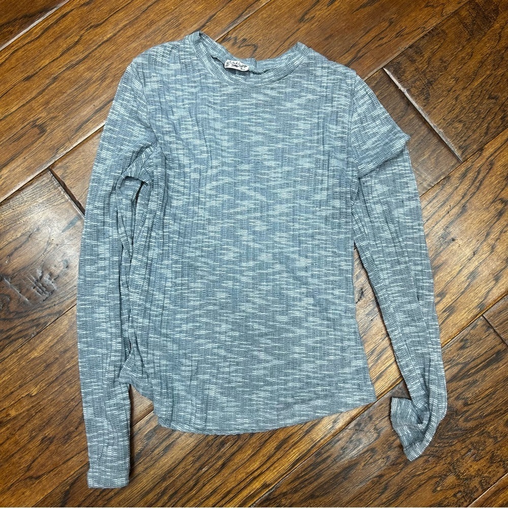 Free people marled long sleeve tee